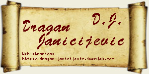 Dragan Janičijević vizit kartica